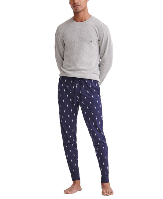 Men's Lightweight Cotton Logo Pajama Pants