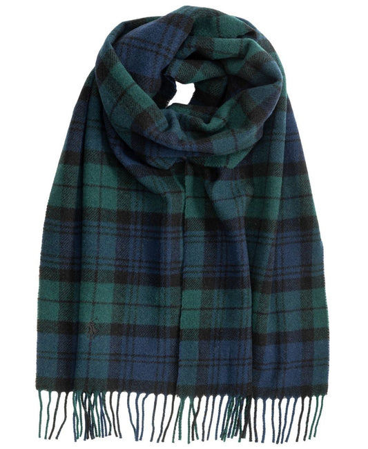 Men's Woolen Plaid Scarf