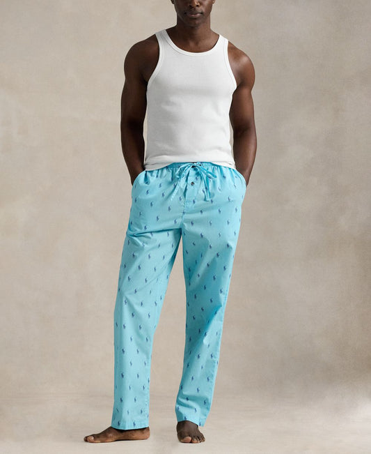 Men's All-Over Pony Print Pajama Pants