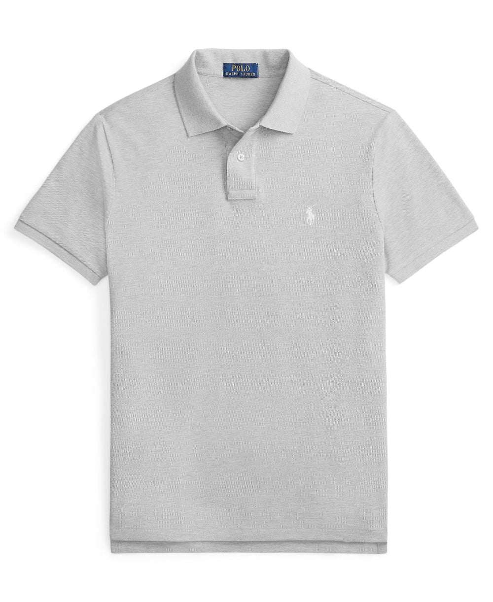 Men's Custom Slim-Fit Mesh Polo Shirt