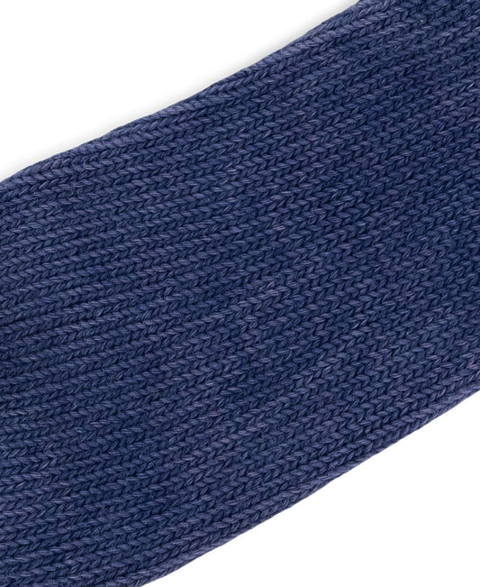Men's Indigo Flag Ribbed Cuff Sock