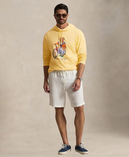 Men's Big & Tall Polo Bear Jersey Hooded T-Shirt