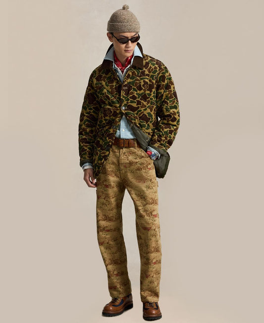 Men's Polo Printed Carpenter Regular-Fit Jeans