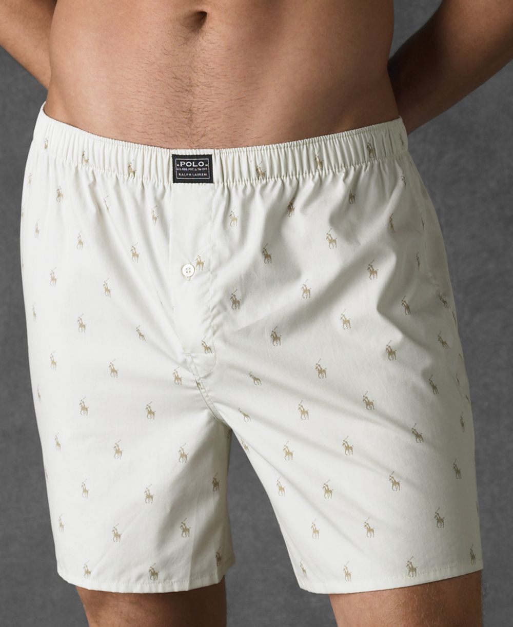 Men's Allover Pony Woven Boxers