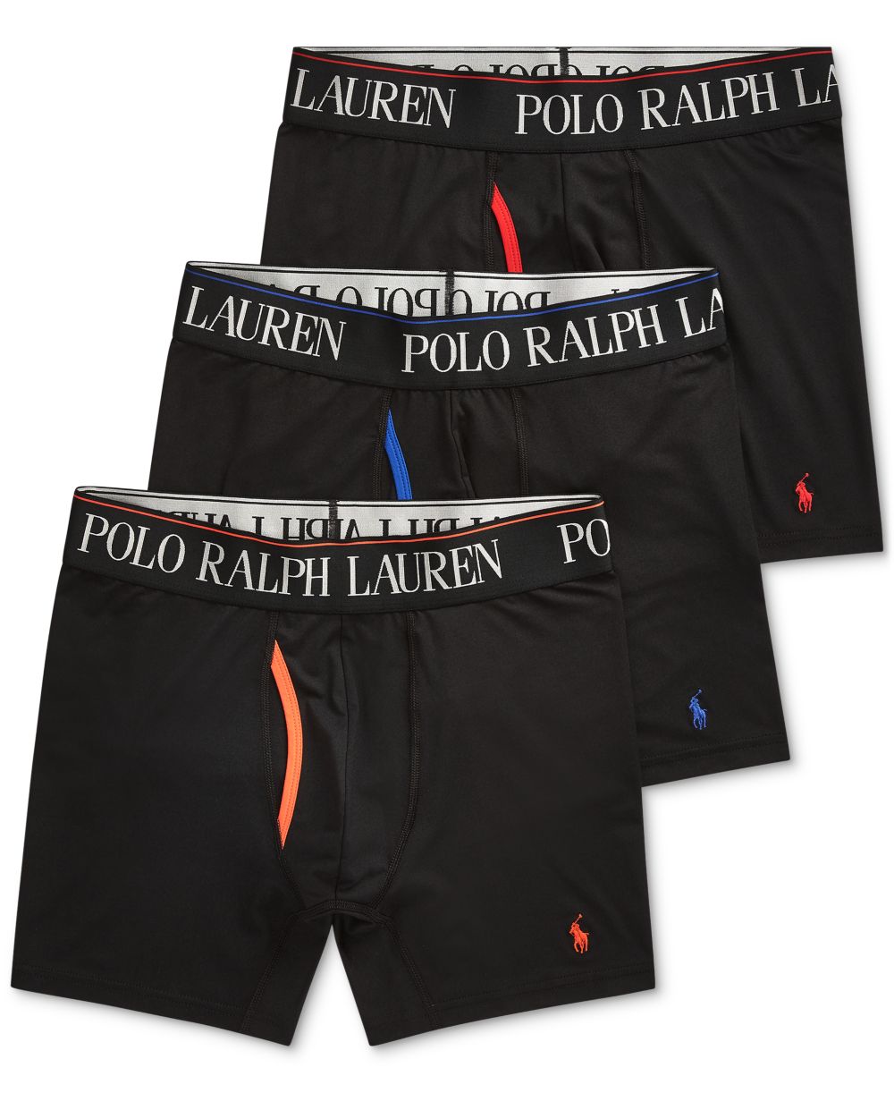 Men's 3-Pack 4-D Flex Cool Microfiber Boxer Briefs
