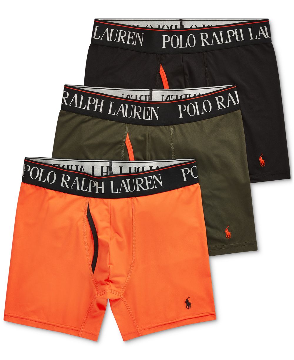 Men's 3-Pack 4-D Flex Cool Microfiber Boxer Briefs