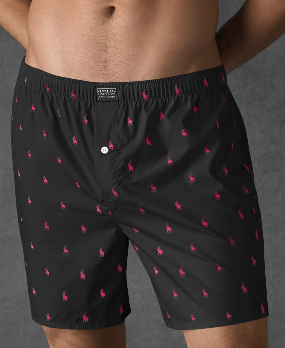Men's Allover Pony Woven Boxers