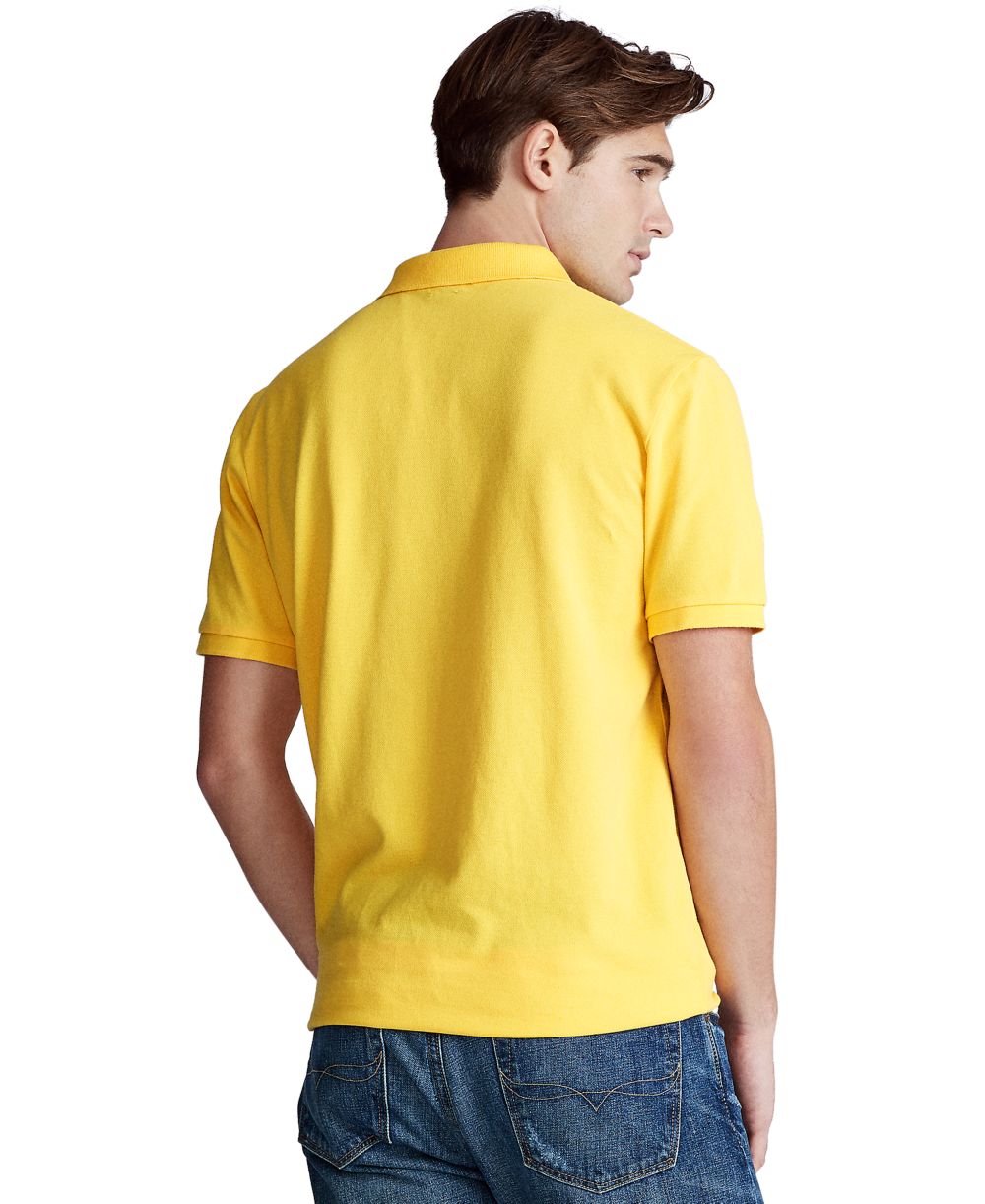 Men's Custom Slim-Fit Mesh Polo Shirt