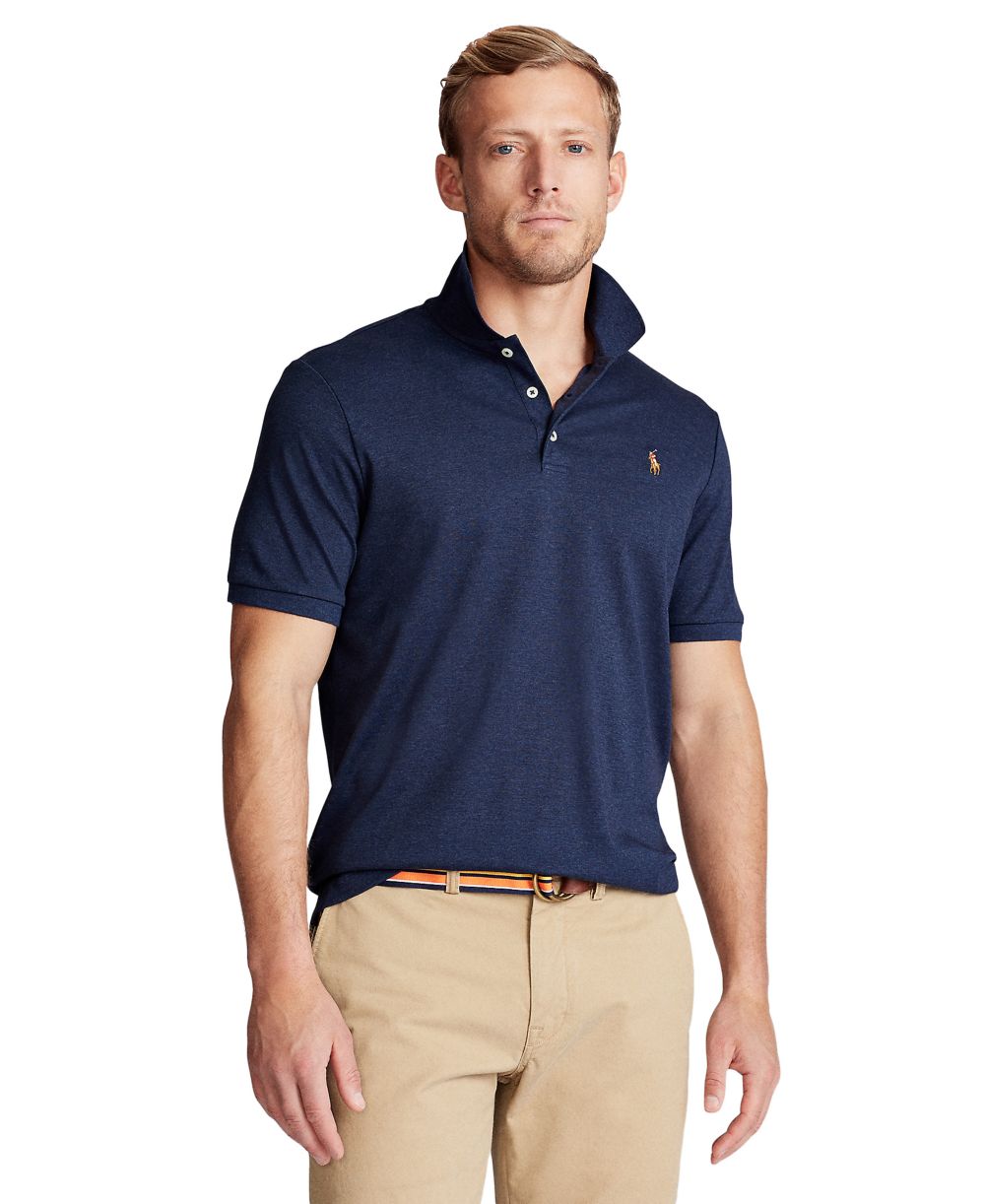 Men's Classic Fit Soft Cotton Polo Shirt