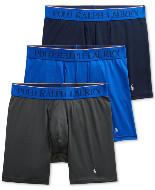 Men's 3-Pack Flex Performance Air Boxer Briefs