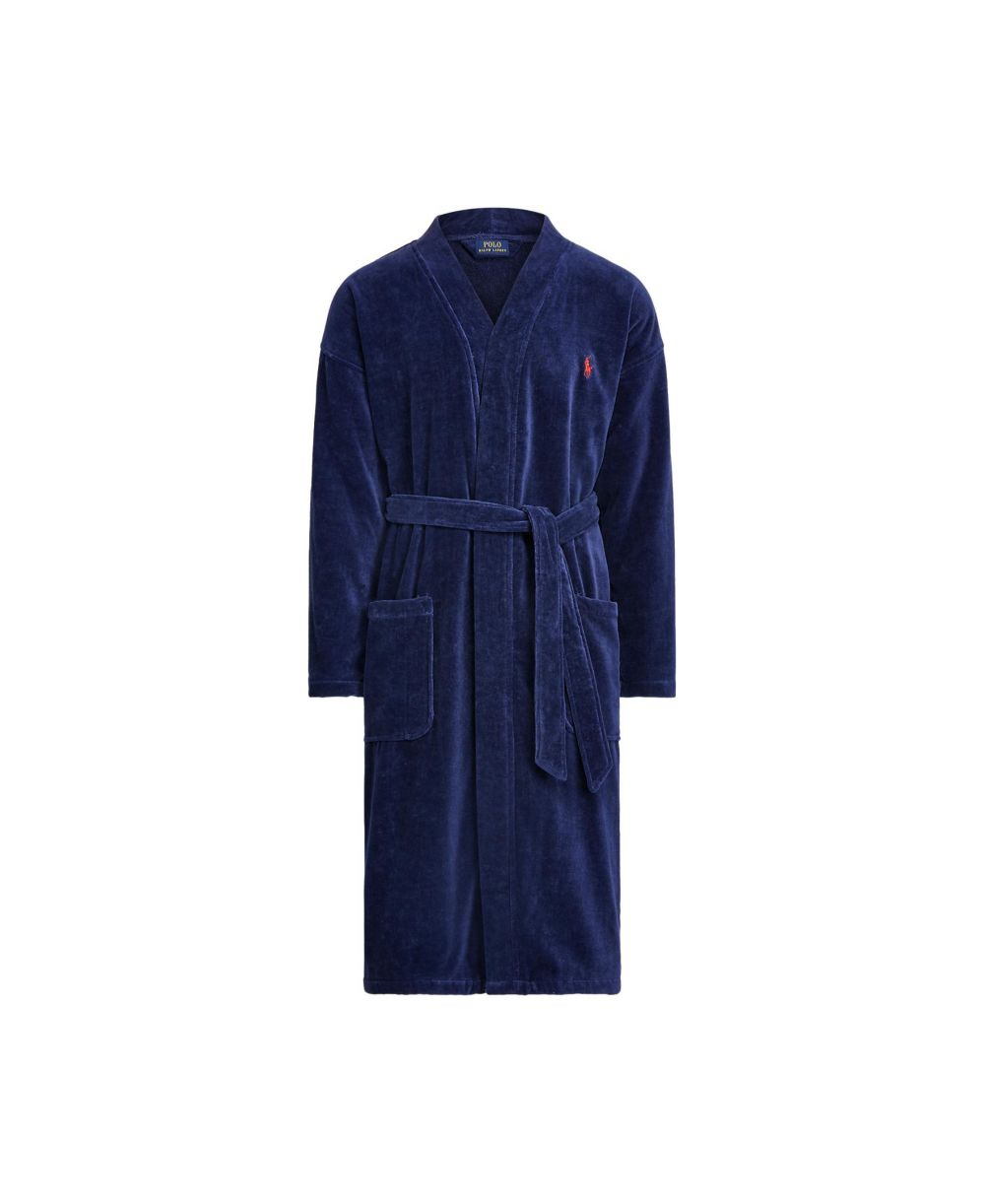 Men's Sleepwear Soft Cotton Kimono Velour Robe
