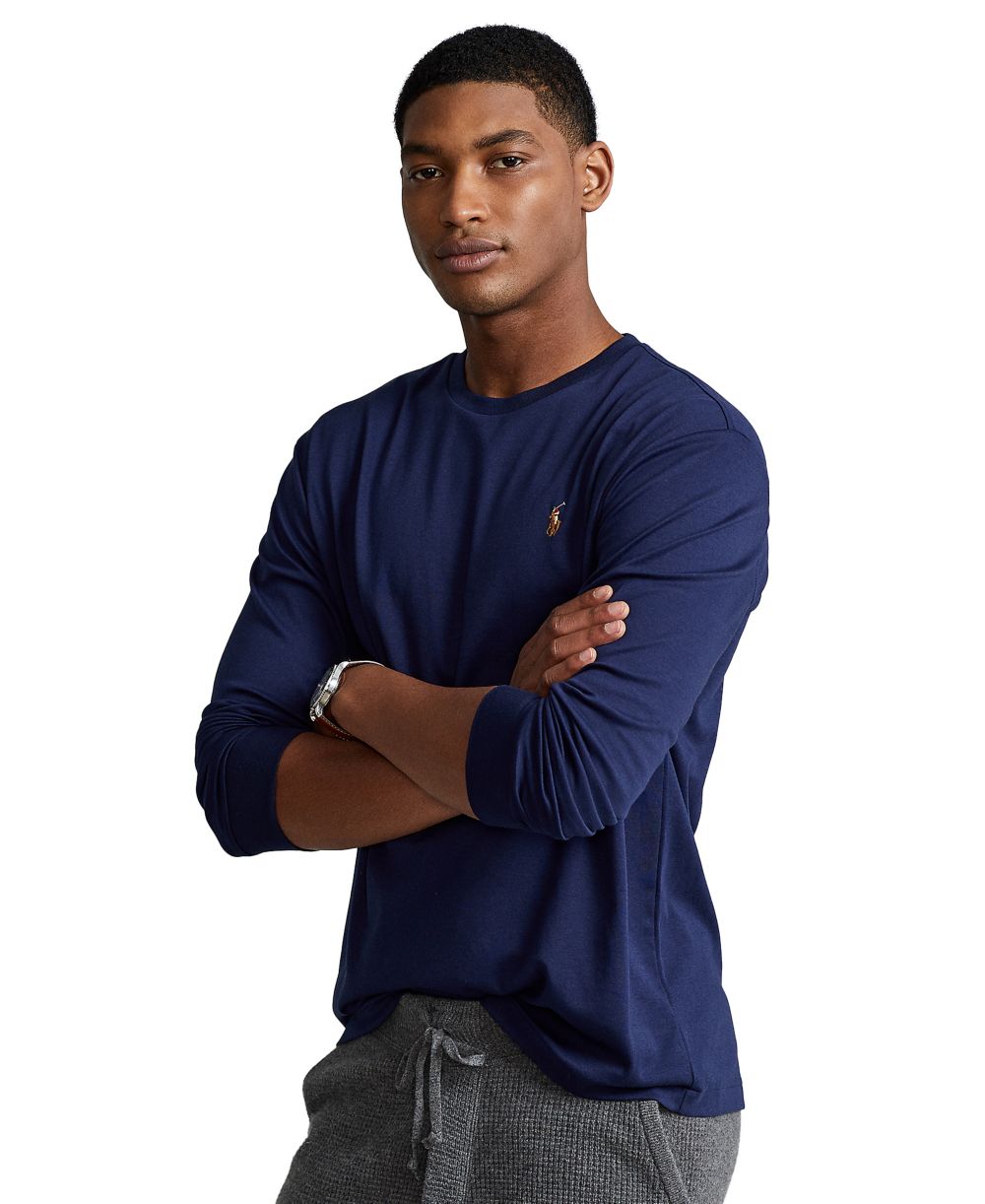 Men's Classic-Fit Soft Cotton Crewneck T-Shirt