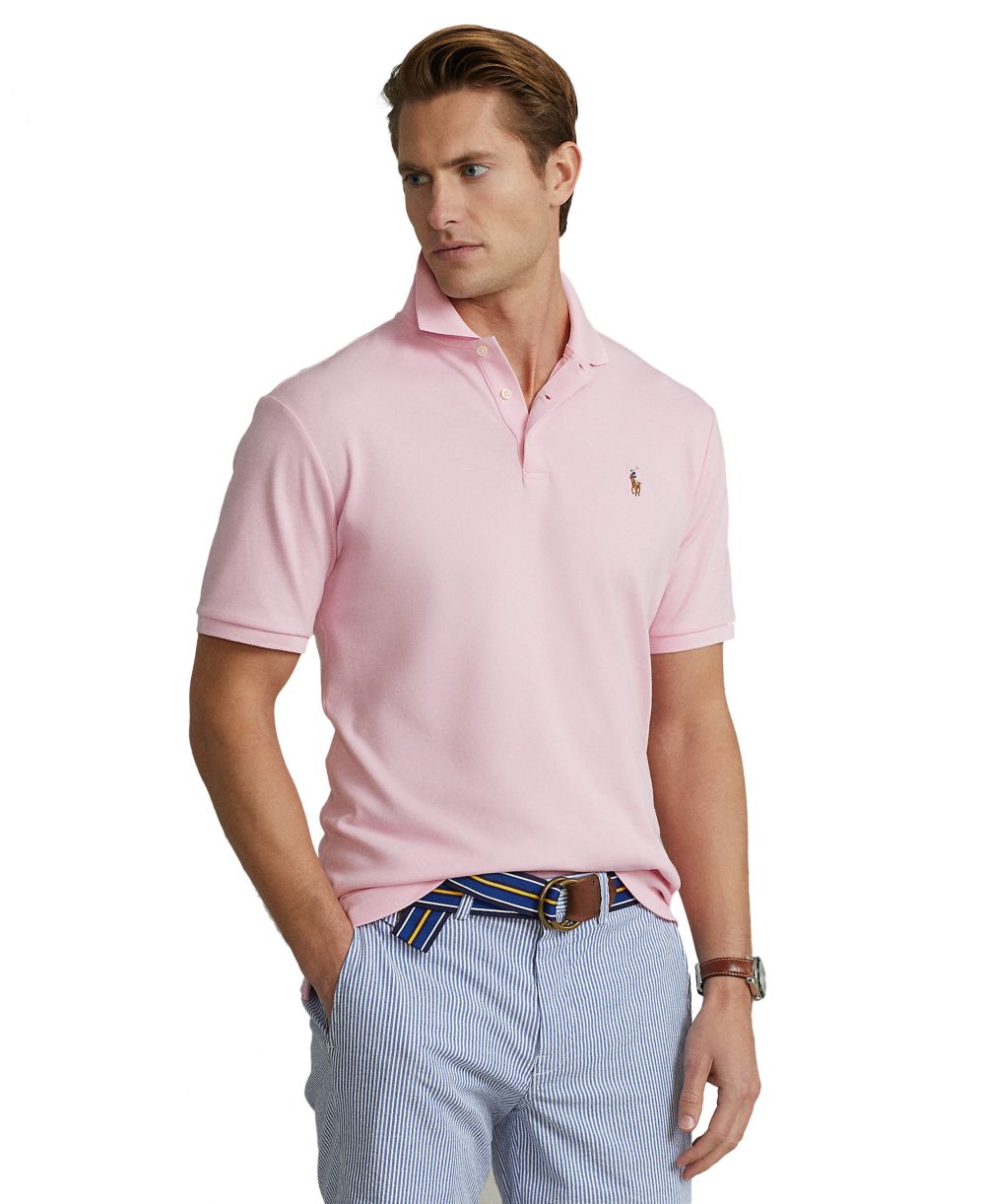 Men's Classic Fit Soft Cotton Polo Shirt