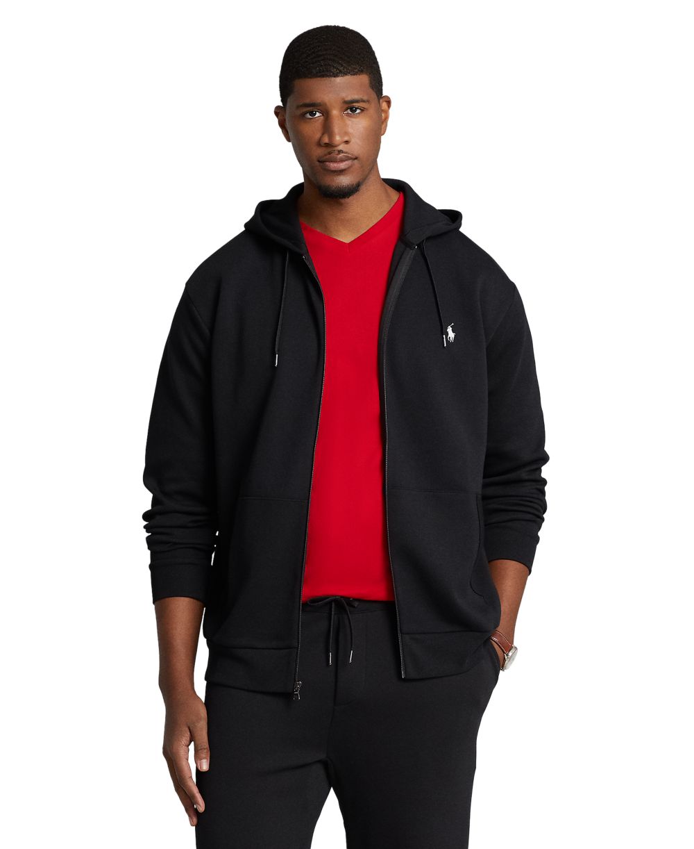 Men's Big & Tall Double-Knit Full-Zip Hoodie