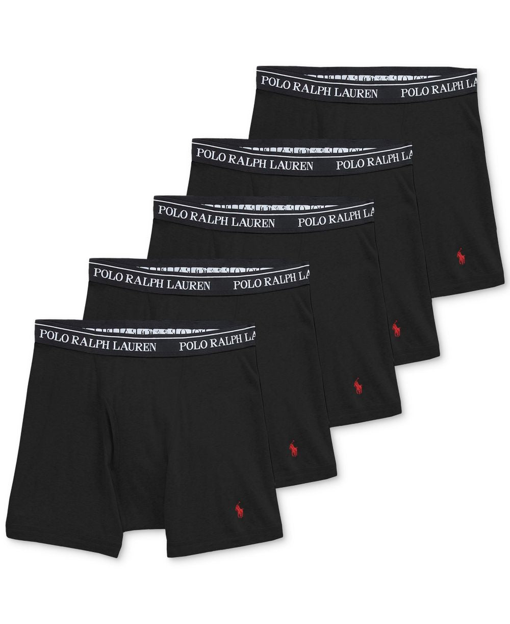 Men's 5-Pack Classic Cotton Boxer Briefs