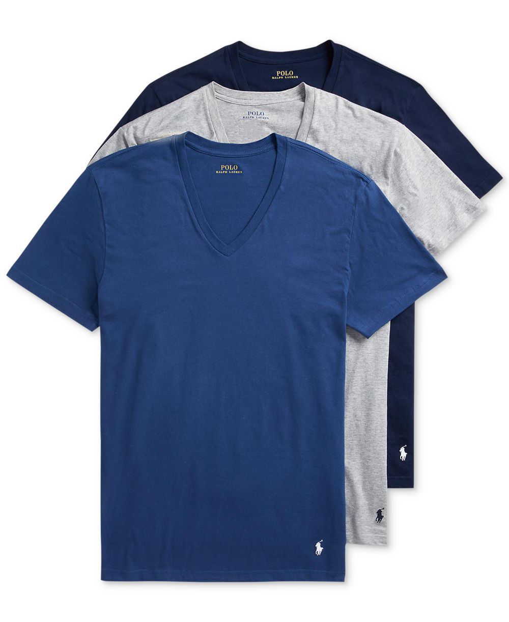 Men's 3-Pack V-Neck Classic Undershirts