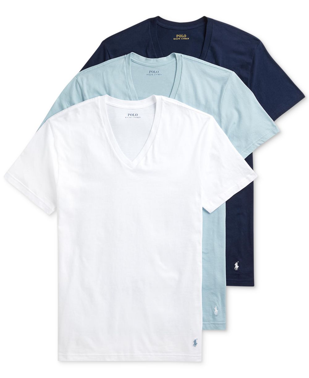 Men's 3-Pack V-Neck Classic Undershirts