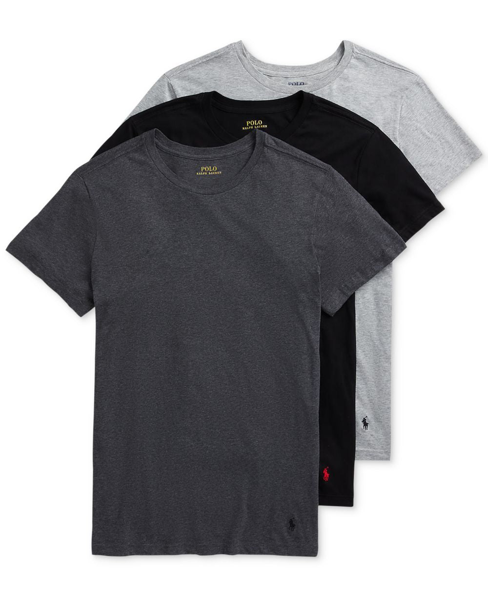 Men's 3-Pack Slim Fit Crewneck Undershirt