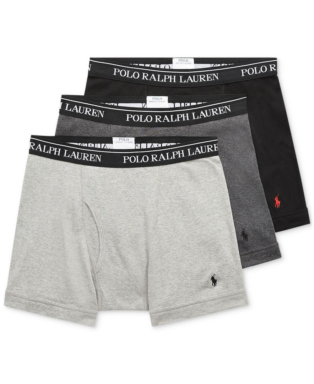Men's 3-Pack Classic Cotton Boxer Briefs
