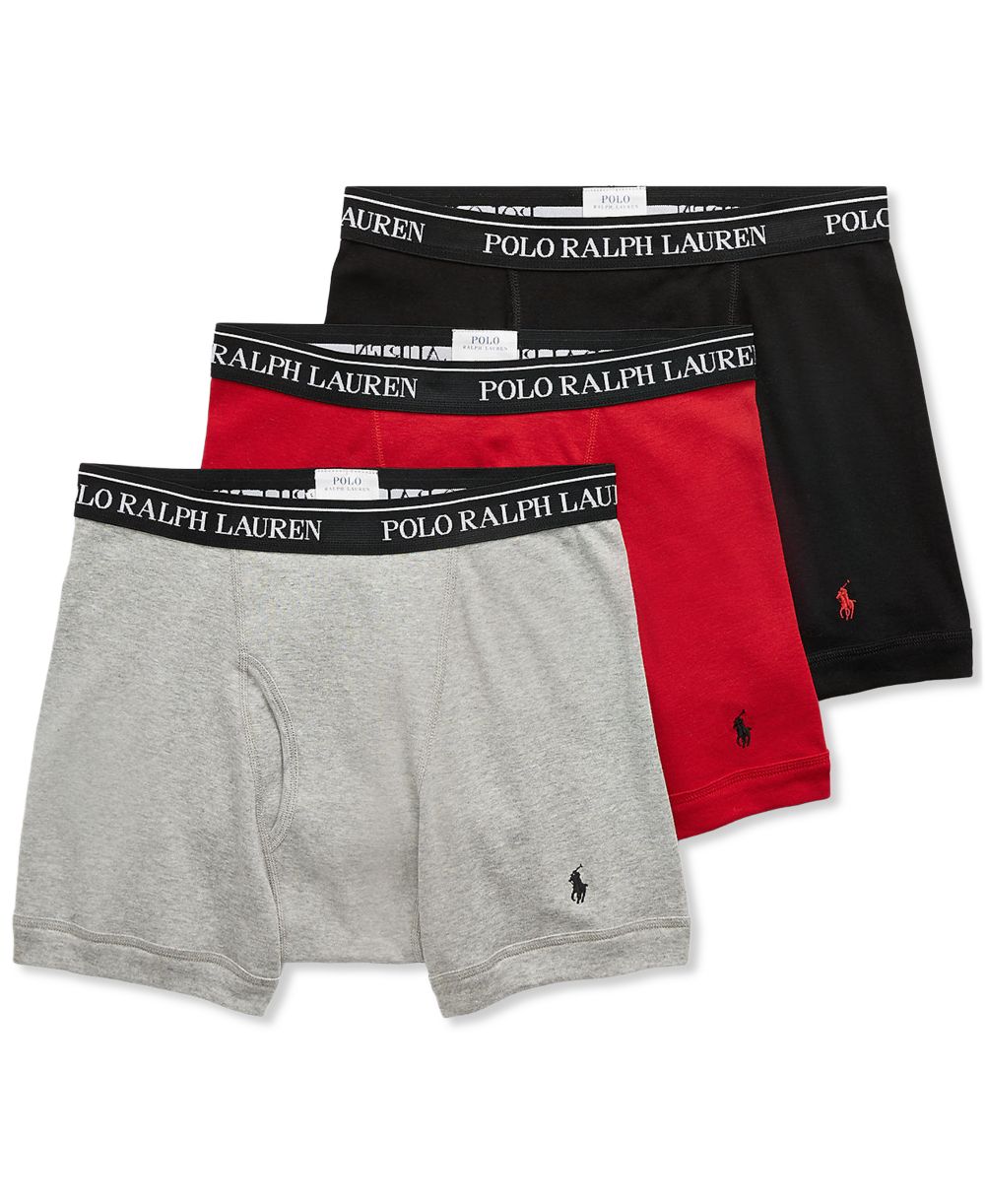Men's 3-Pack Classic Cotton Boxer Briefs
