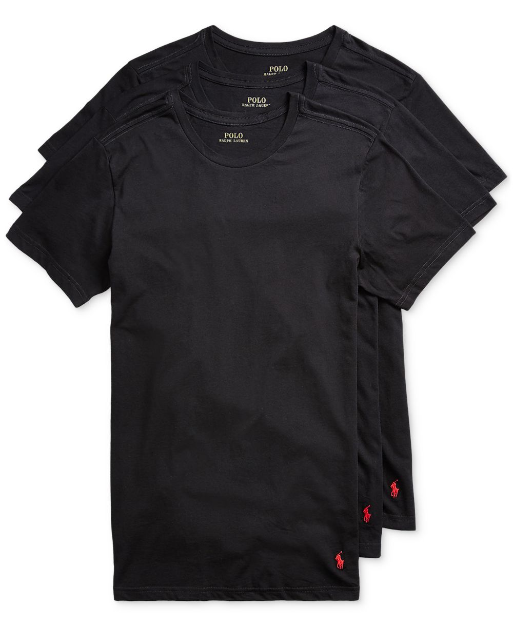Men's 3-Pack Slim Fit Crewneck Undershirt
