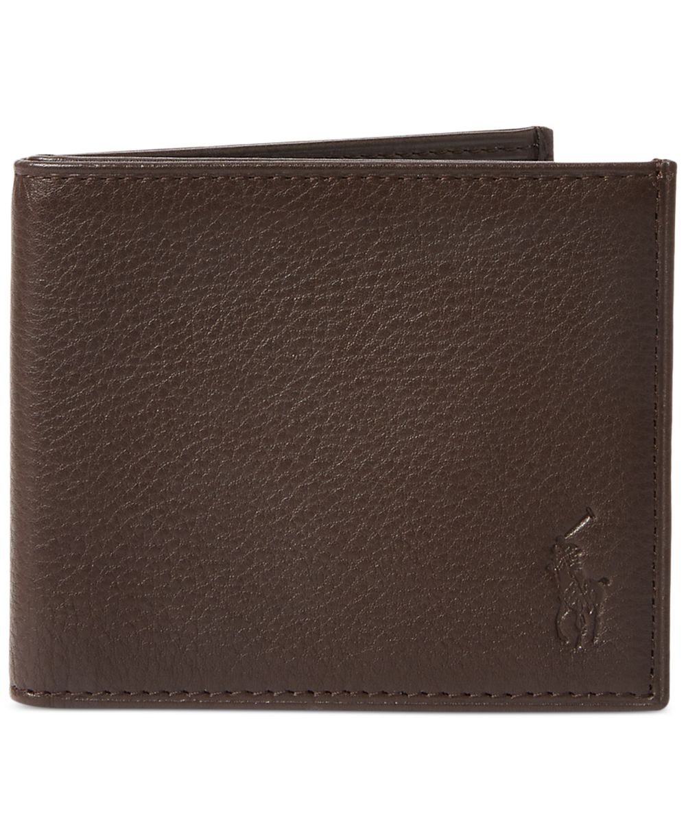 Men's Pebbled Leather Billfold