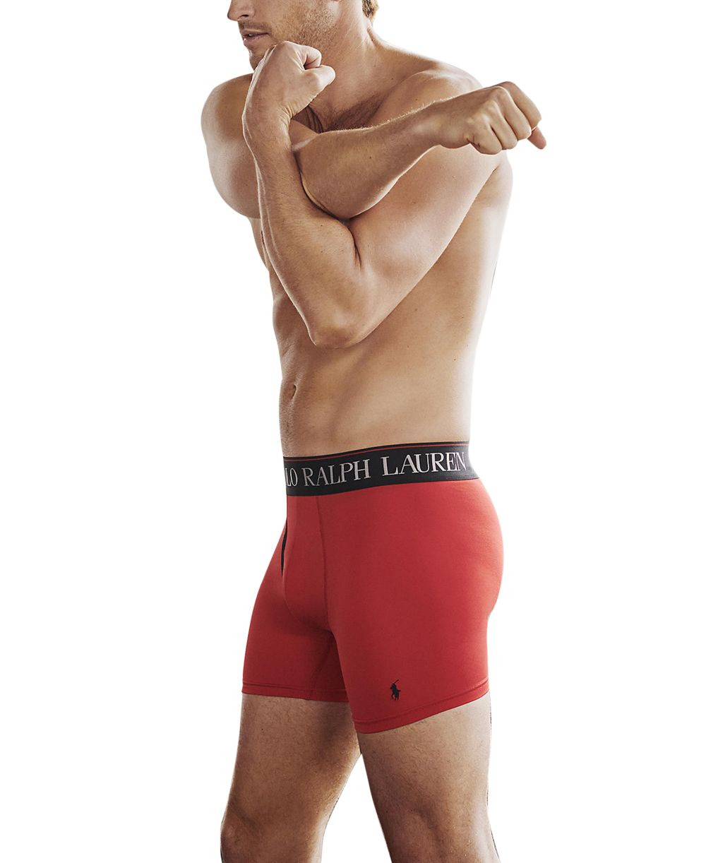 Men's 3-Pack 4-D Flex Cool Microfiber Boxer Briefs