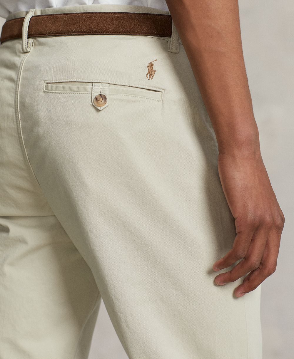 Men's Straight-Fit Stretch Chino Pants
