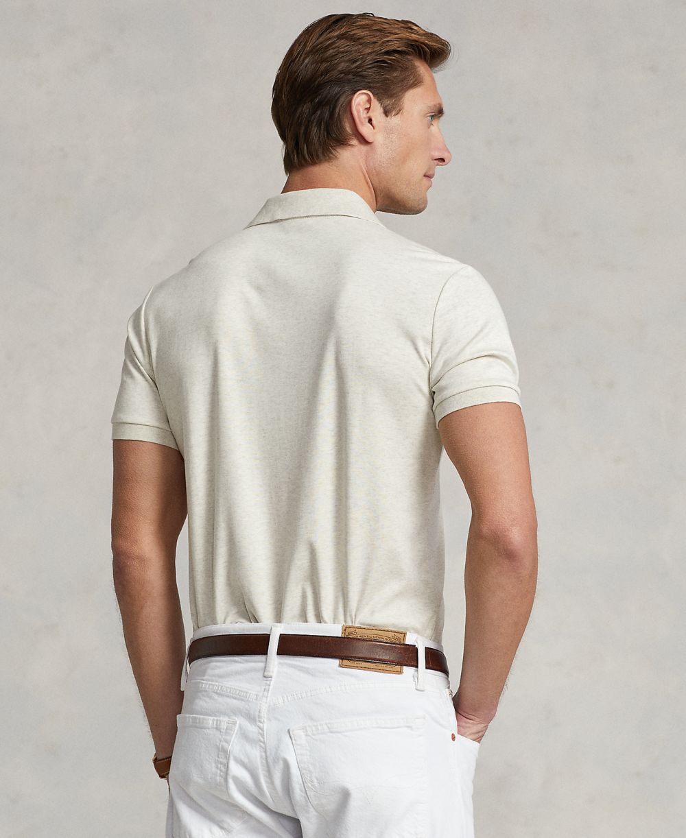 Men’s Slim-Fit Soft Cotton Polo Shirt
