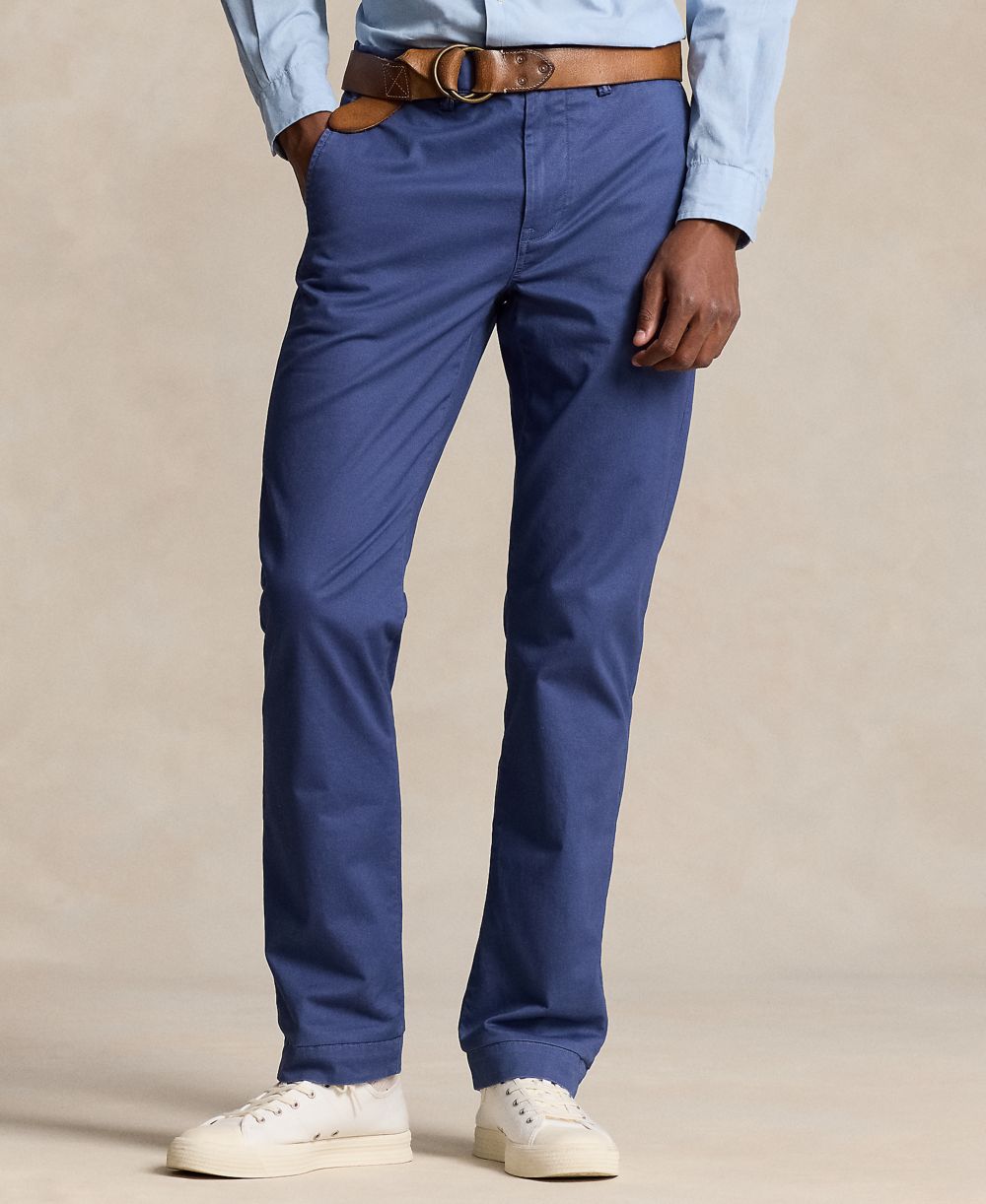 Men's Straight-Fit Stretch Chino Pants