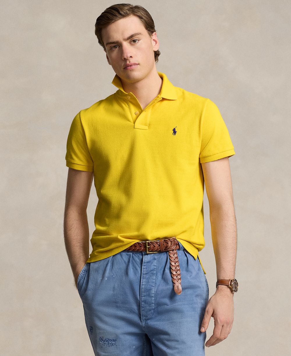 Men's Classic-Fit Mesh Polo Shirt