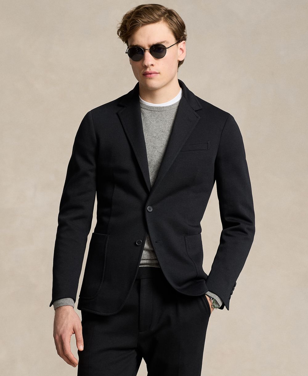 Men's Polo Soft Double-Knit Suit Jacket