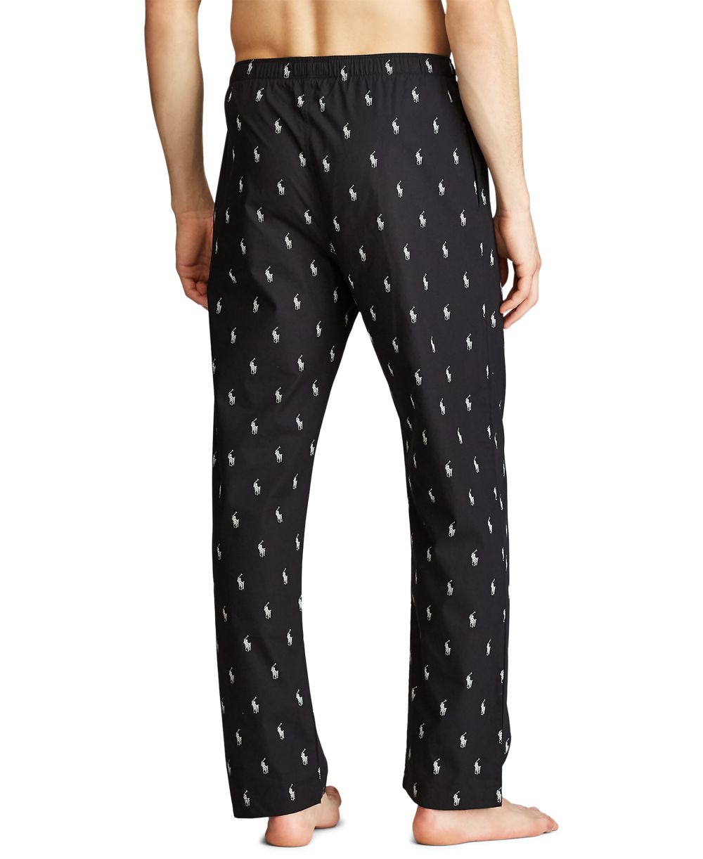 Men's Cotton Jersey Sleep Shirt & Polo Player Pajama Pants