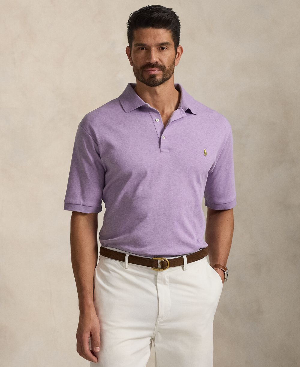 Men's Big & Tall Solid Polo Shirt