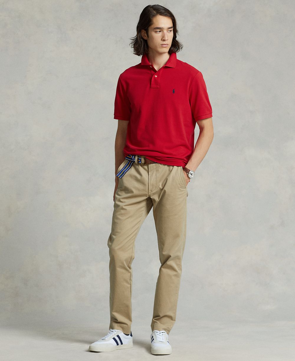 Men's Classic-Fit Mesh Polo Shirt