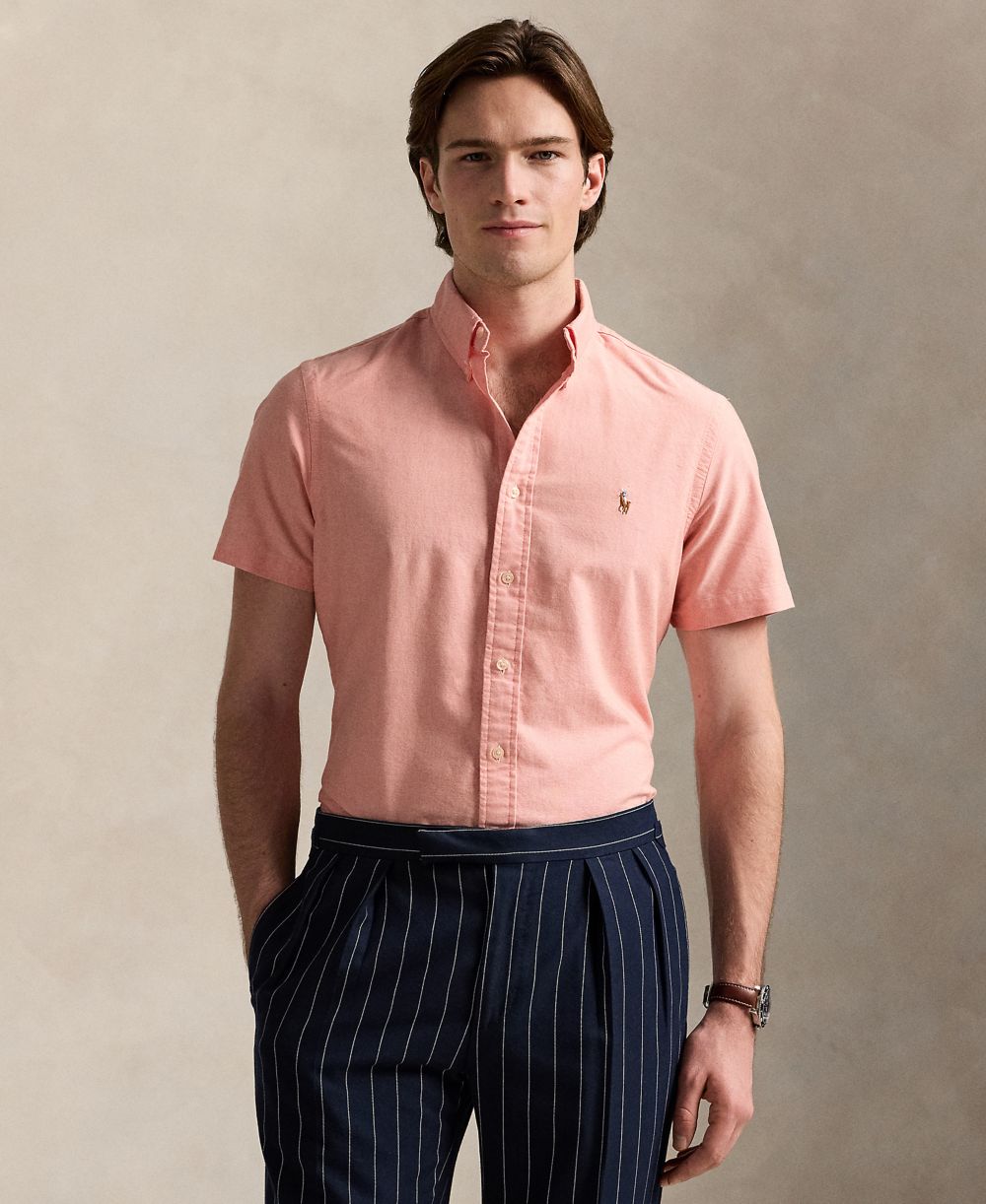 Men's Classic-Fit Short-Sleeve Oxford Shirt