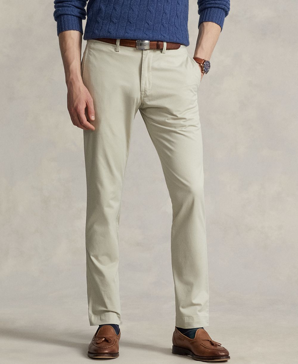 Men's Slim-Fit Stretch Chino Pants