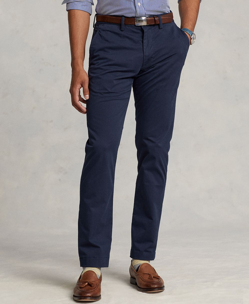 Men's Slim-Fit Stretch Chino Pants