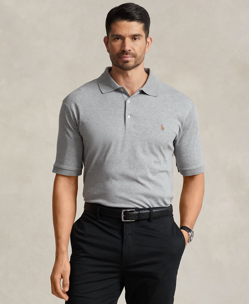 Men's Big & Tall Solid Polo Shirt