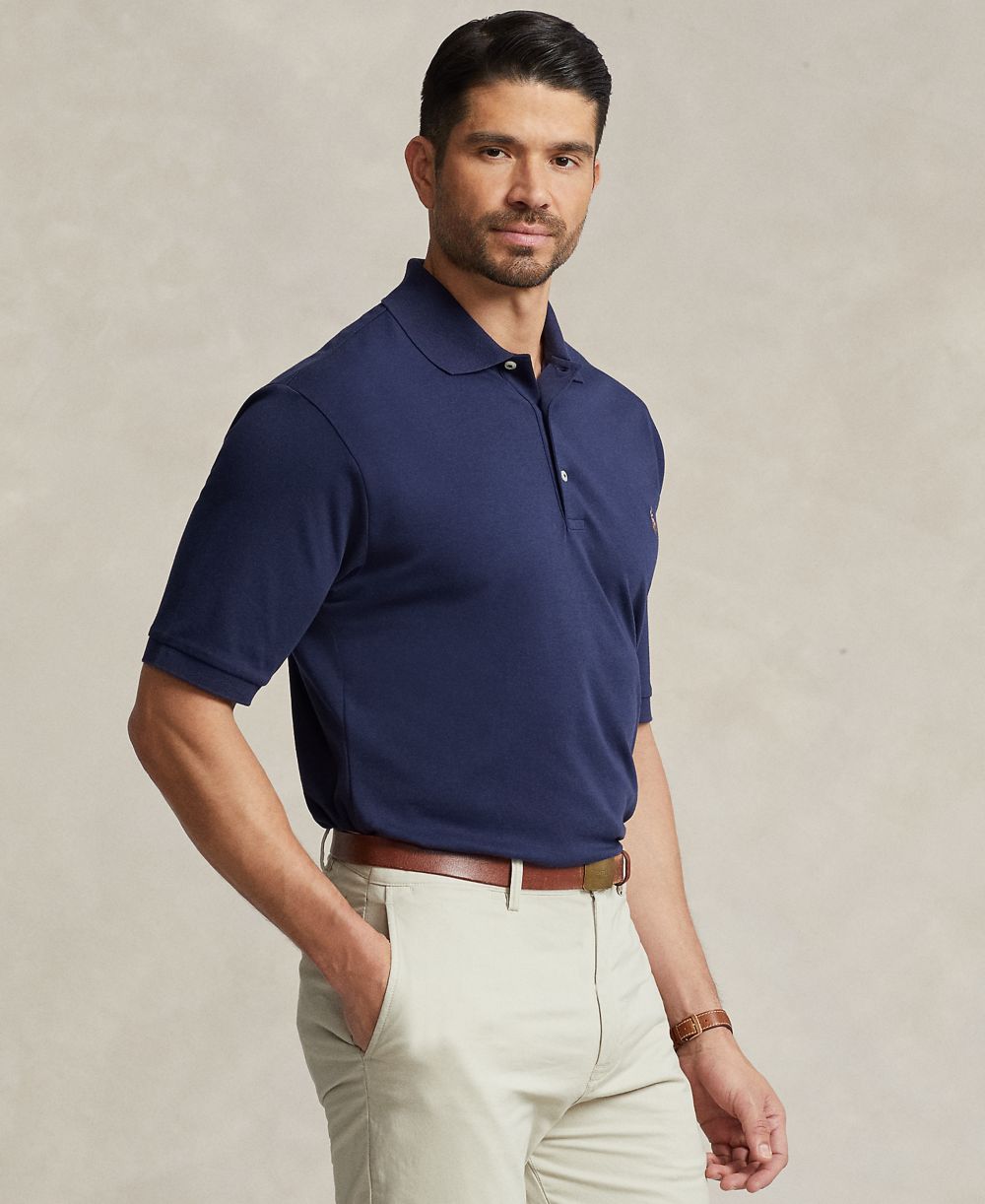 Men's Big & Tall Solid Polo Shirt