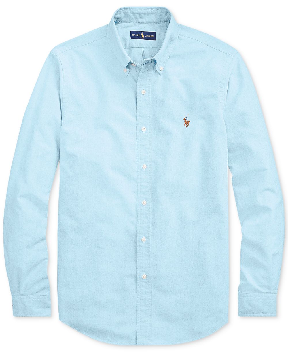 Men's Classic Fit Plaid Brushed Oxford Shirt