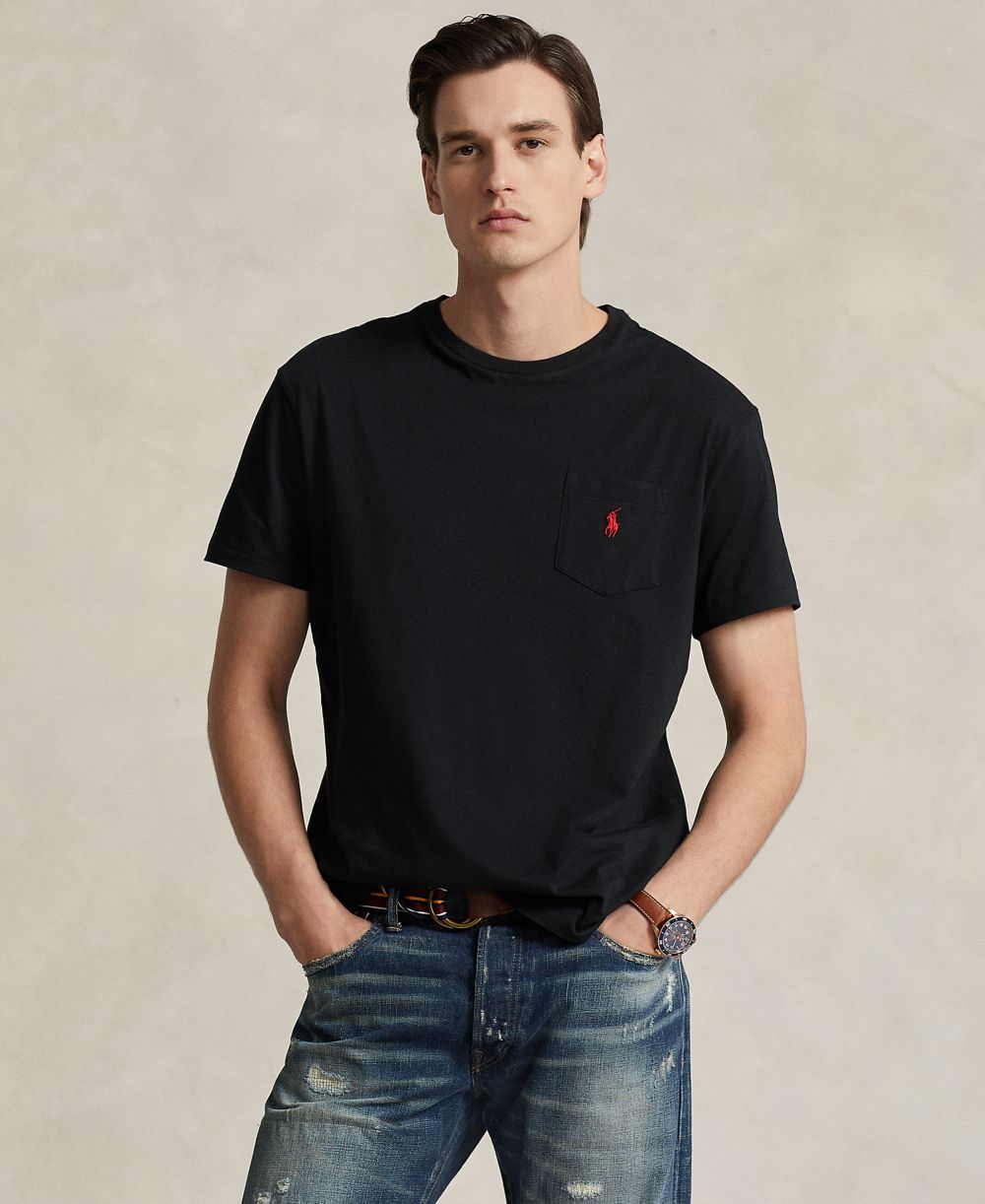 Men's Classic-Fit Crewneck Pocket T-Shirt