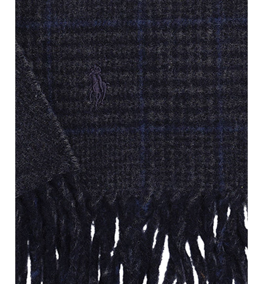 Men's Wool Blend Double Face Scarf