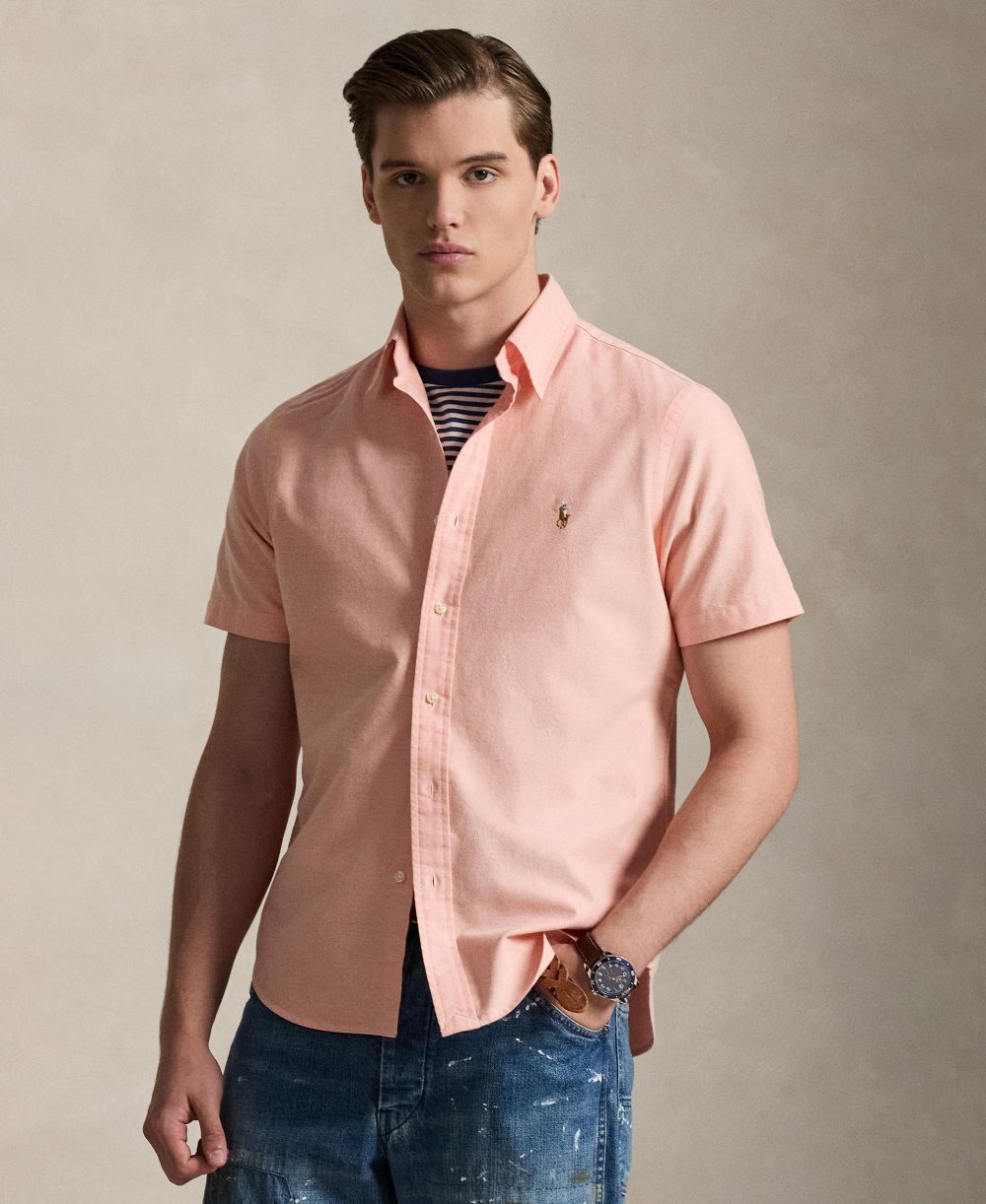 Men's Classic-Fit Short-Sleeve Oxford Shirt