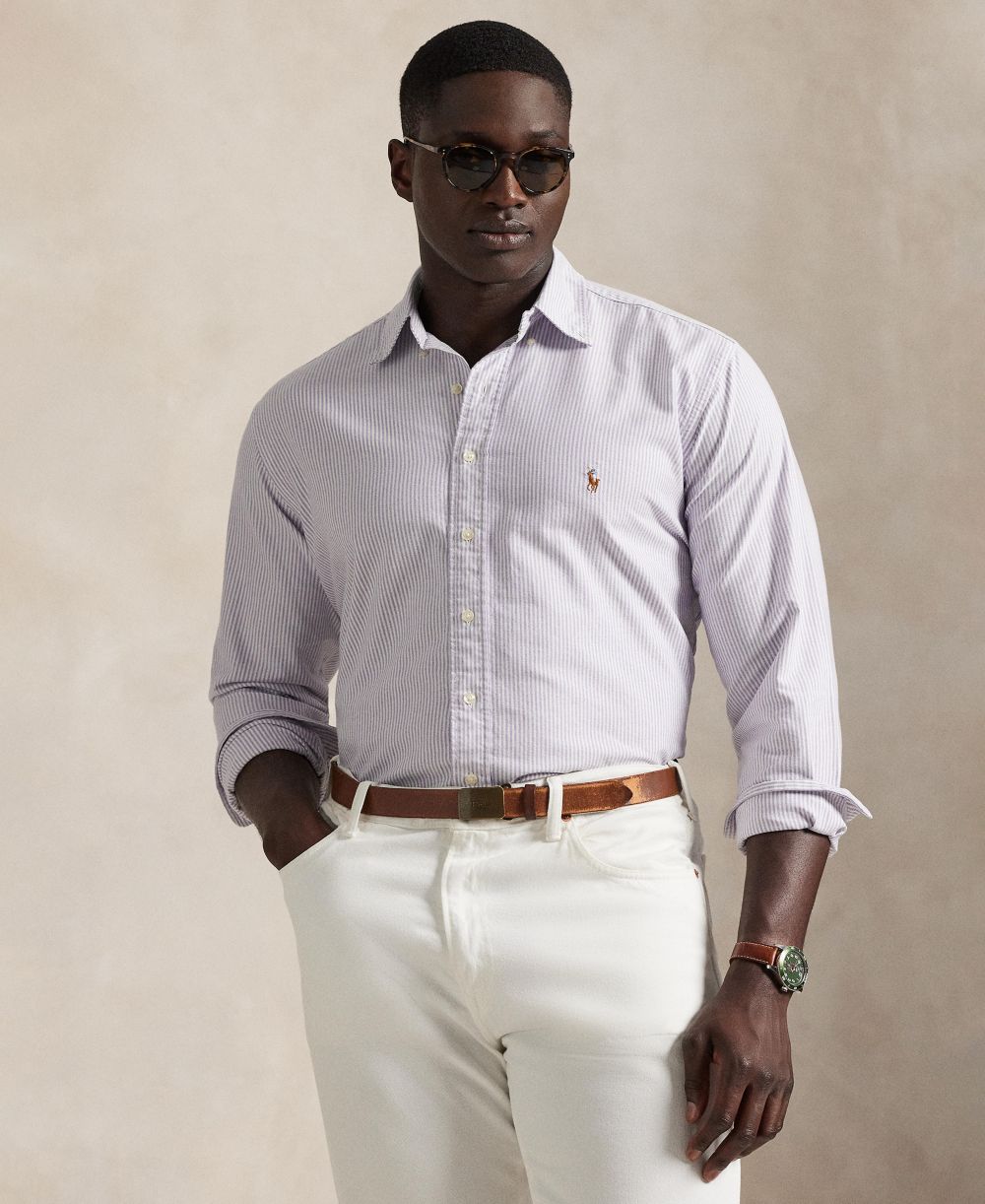 Men's Big & Tall Long-Sleeve Oxford Shirt