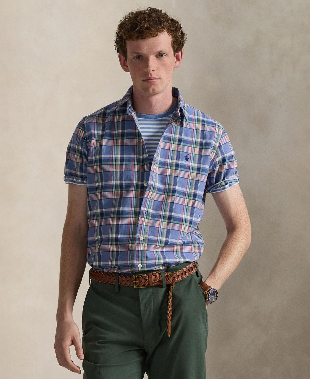 Men's Classic-Fit Short-Sleeve Oxford Shirt