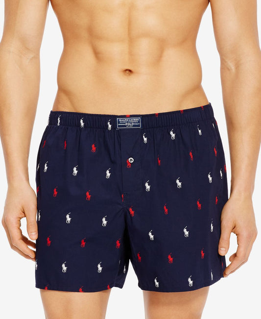 Men's Allover Pony Woven Boxers