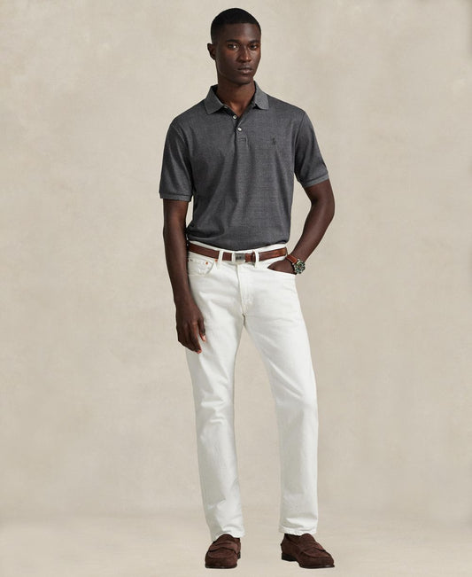 Men's Glen Plaid Polo Shirt