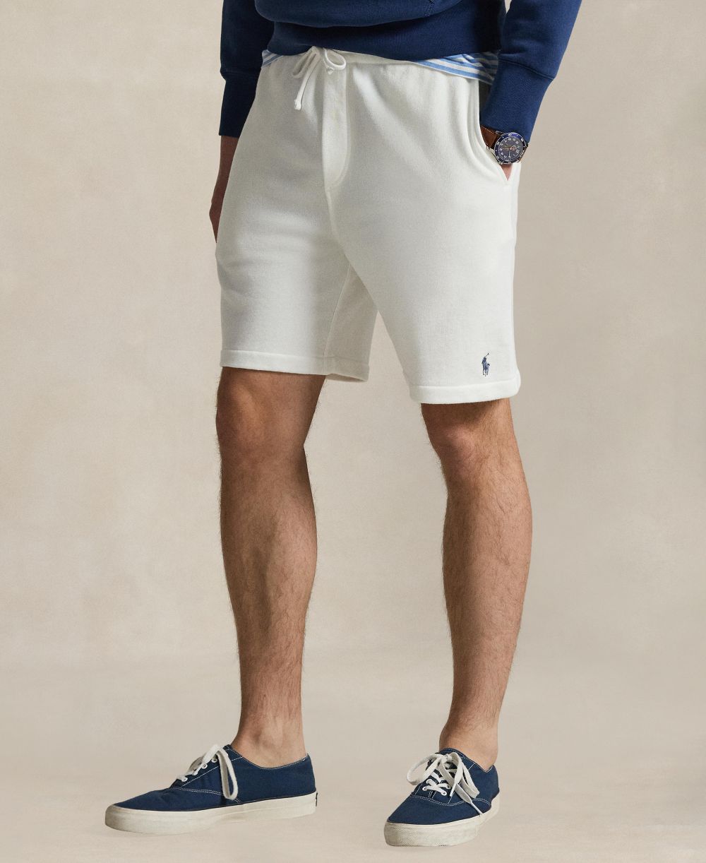 Men's Embroidered Pony Drawstring Shorts