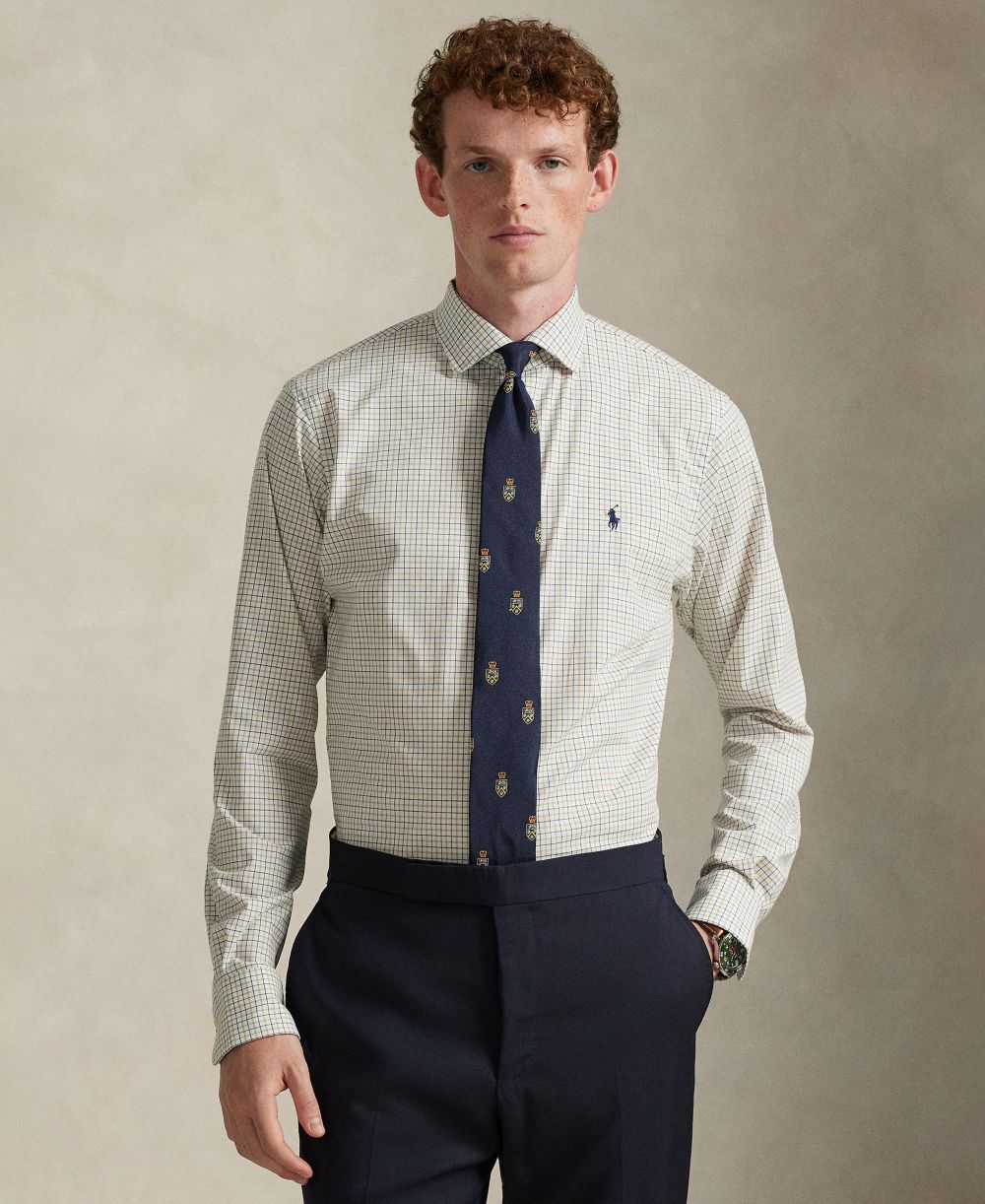 Men's Slim-Fit Stretch Shirt